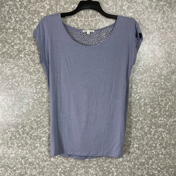 Threads 4 Thought Women's Lilac Lace Back Activewear Top - Size Small - Layered - Picture 2 of 8